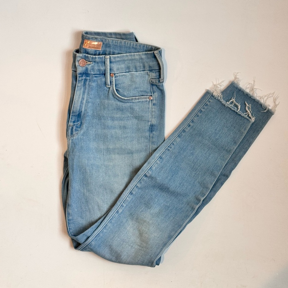 Mother The Looker Ankle Fray in Hold My Hand Sz 25